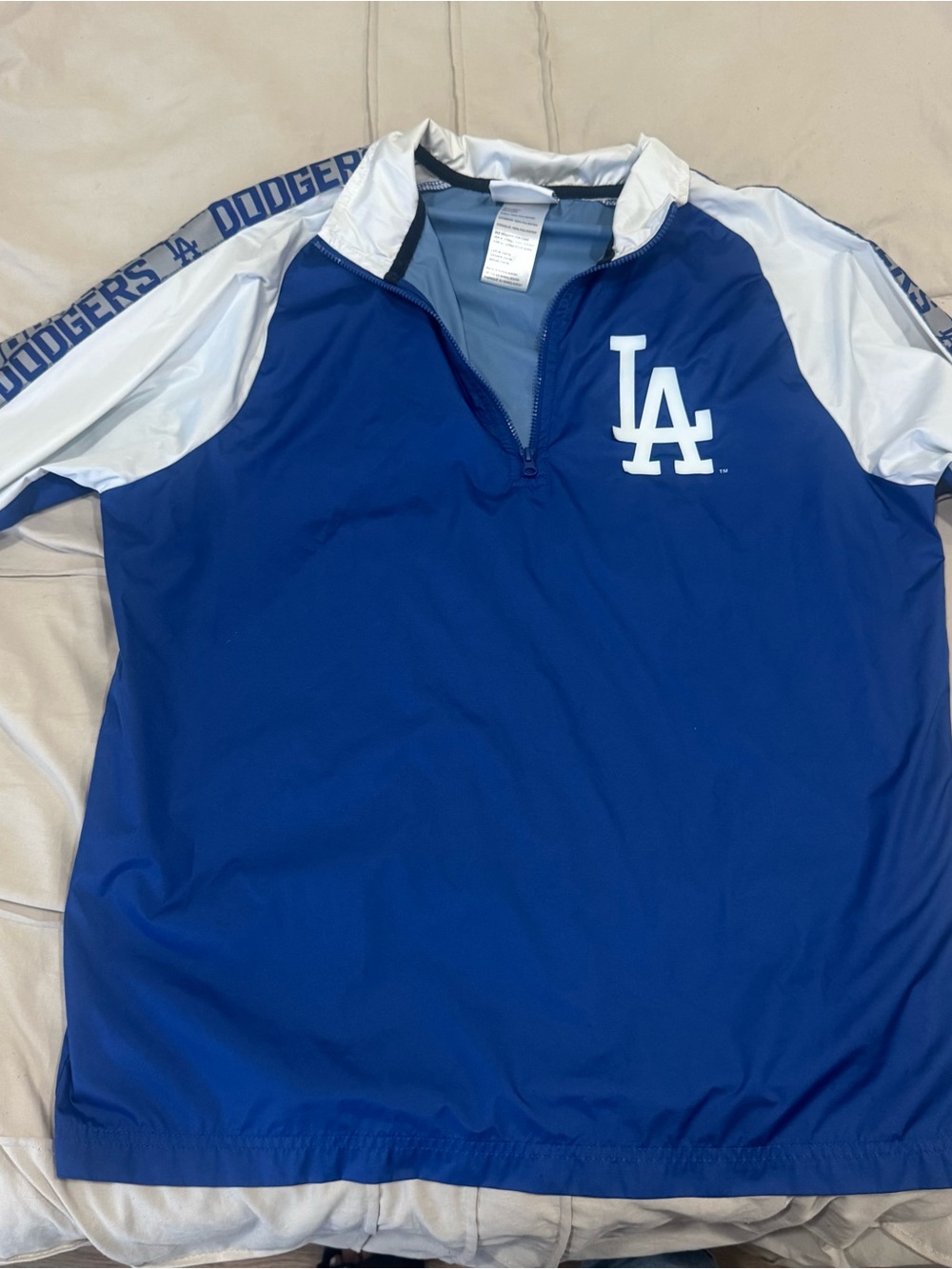 Genuine Merchandise Royal Blue and White LA Dodgers Kids Pullover